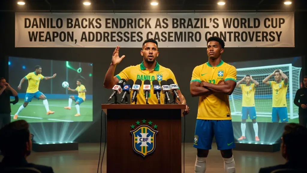 Danilo Backs Endrick as Brazil's World Cup Weapon, Addresses Casemiro Controversy
