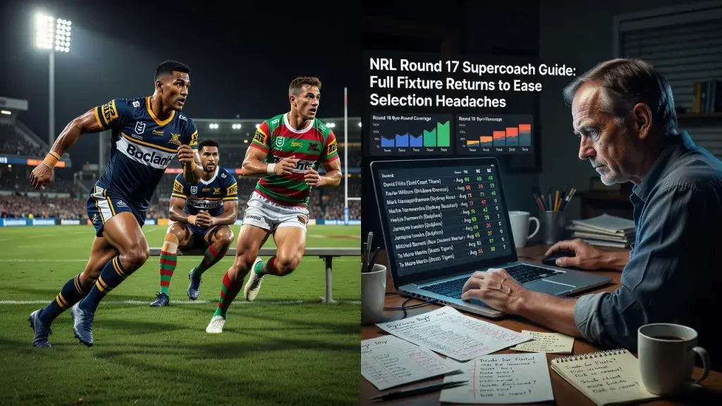 NRL Round 17 Supercoach Guide: Full Fixture Returns to Ease Selection Headaches
