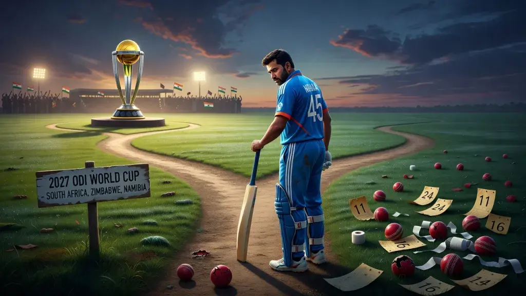 Rohit Sharma Faces Career Crossroads as Form and Fitness Raise 2027 Questions