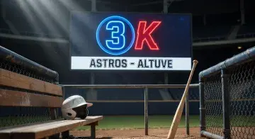 Astros player swings and misses at three pitches, walks on ball three as everyone forgets the count